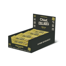 Load image into Gallery viewer, Chief Collagen Lemon Tart Bars (12 pack)
