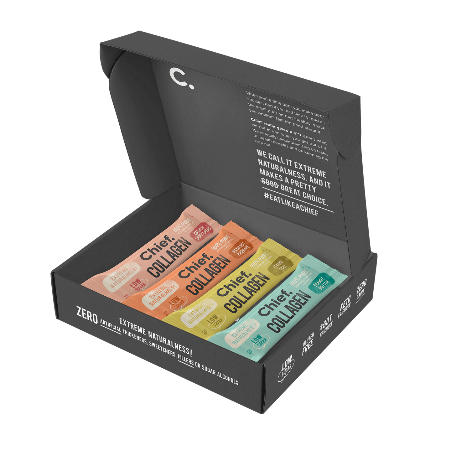 Chief Collagen Bar Sampler (4 bars)