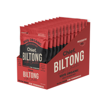 Load image into Gallery viewer, Chief Beef and Chilli Biltong (12 pack)

