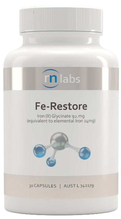 RN Labs Fe-Restore 30 capsules – OptiLabs by Evergreen Doctors