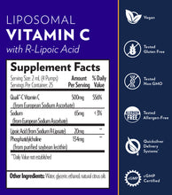 Load image into Gallery viewer, Quicksilver Scientific Liposomal Vitamin C with R-Lipoic Acid (COLD)
