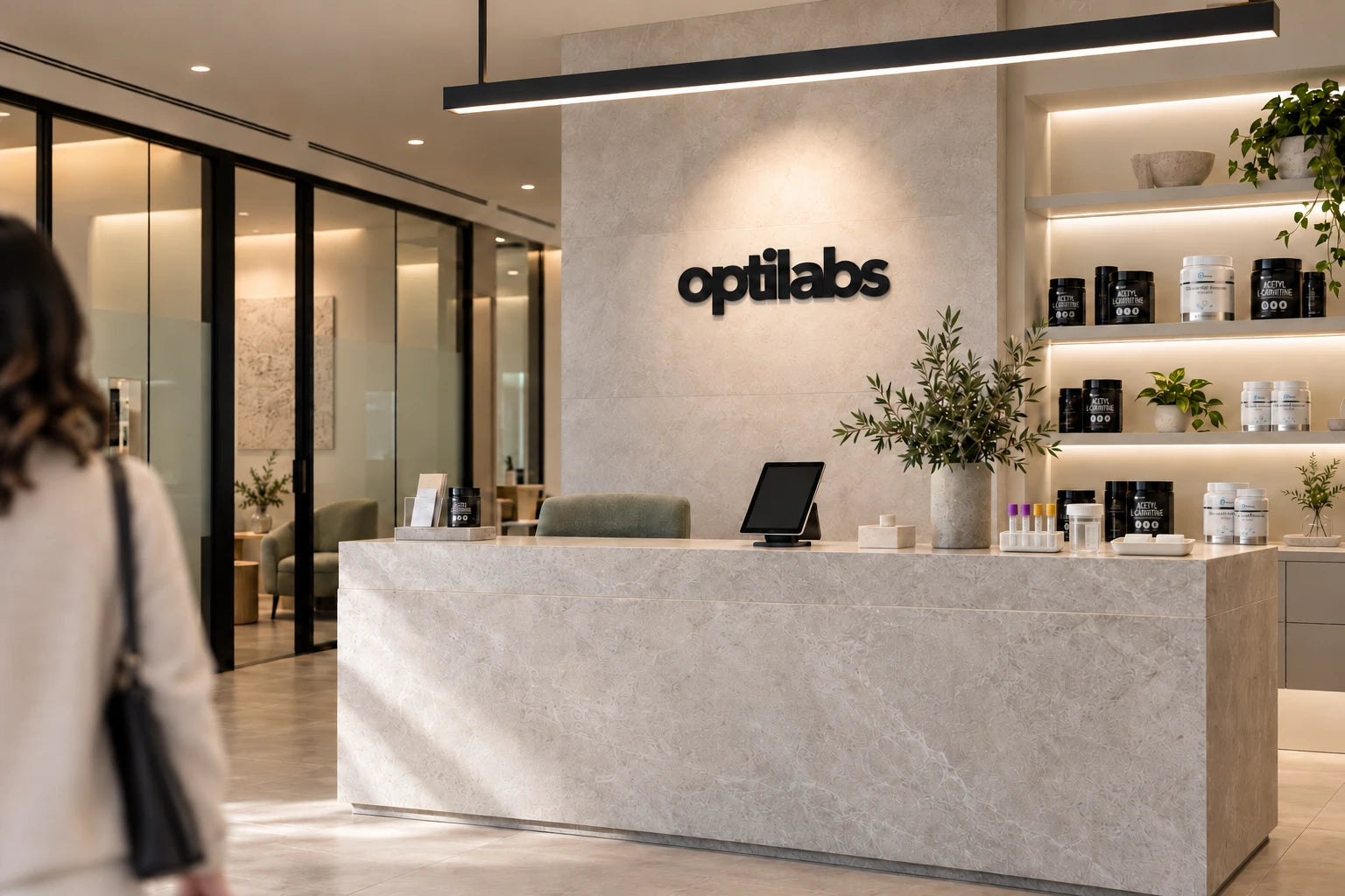 Clinical reception and supplement display